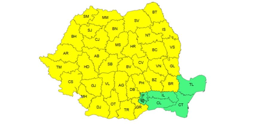 alerta meteo pentru aproape toata tara ploi vant si frig date oficiale de la anm 67f23f5ded2b4