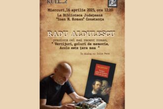 dialog cu scriitorul radu aldulescu miercuri 16 aprilie la biblioteca judeteana constanta 67fe49b7e821a