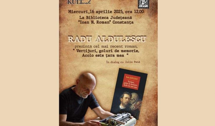 dialog cu scriitorul radu aldulescu miercuri 16 aprilie la biblioteca judeteana constanta 67fe49b7e821a