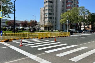 doua noi treceri de pietoni cu scuar in curs de amenajare in constanta lucrari in desfasurare pe bulevardul 1 decembrie si soseaua mangaliei 680a3d0e9d1ee