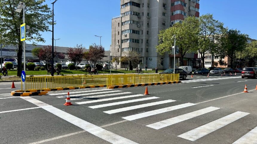 doua noi treceri de pietoni cu scuar in curs de amenajare in constanta 680a3919b2bac