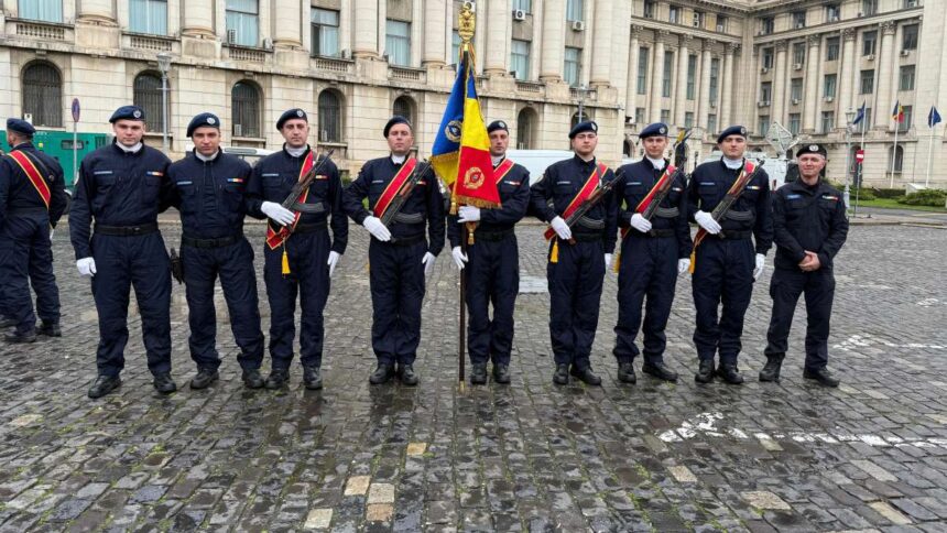 drapelul de lupta al gruparii de jandarmi mobile tomis constanta a fost decorat cu ordinul national barbatie si credinta in grad de cavaler 67eeaa3d53a37