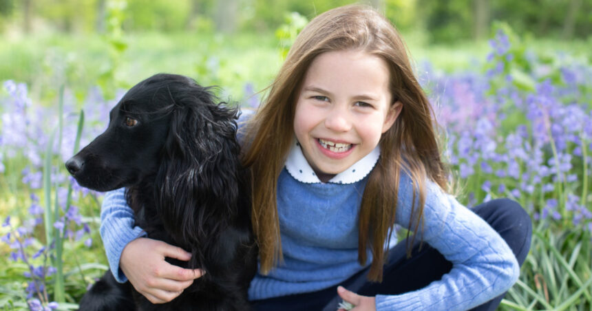 foto fotografie inedita cu orla cainele ducilor de cambridge mesajul special transmis de william si kate 680247eed1cab