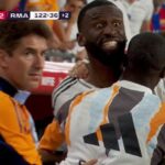 foto si video scene uluitoare in barcelona real rudiger a aruncat cu sticla inspre arbitru apoi a fost tinut cu greu 680d6669640df