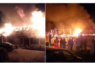 incendiu la tortoman o cabana vanatoreasca a luat foc mai multe autospeciale de pompieri actioneaza la fata locului 67f58e068b09d