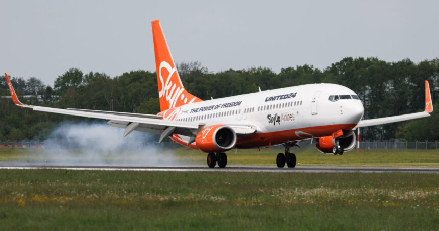 o companie aeriana ucraineana a reluat primele zboruri regulate de la inceperea razboiului skyup airlines zboara din moldova catre ue 68028abd14b83