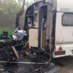 o rulota a luat foc in harsova o femeie de 72 de ani a suferit arsuri pe 70 din suprafata corpului 6803c91001c58