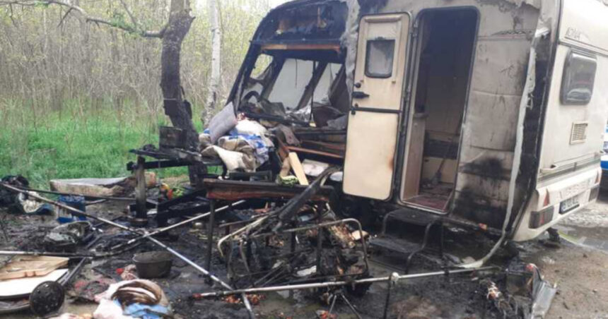 rulota cuprinsa de flacari in constanta doua persoane au suferit arsuri grave si au fost preluate de un elicopter smurd 680408d3113f1