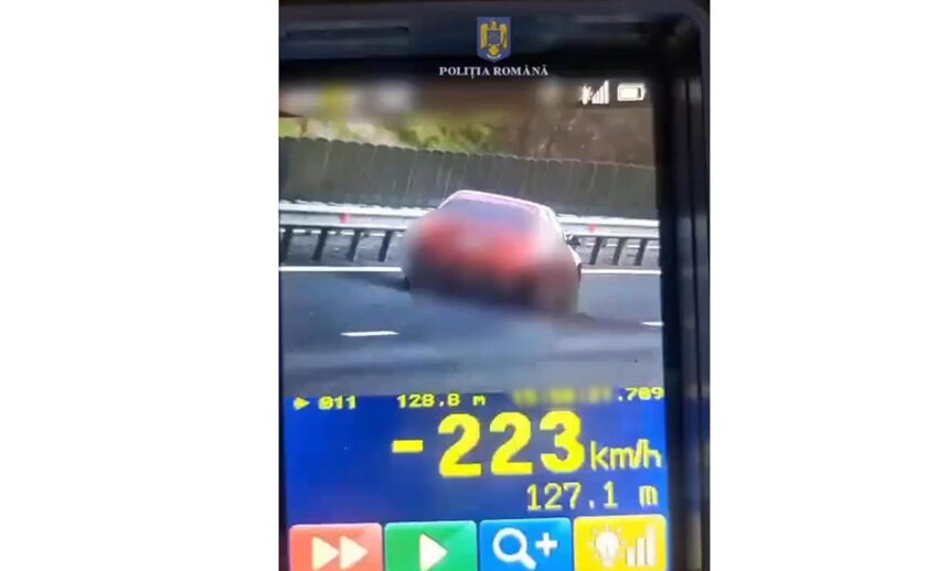 sofer prins pe autostrada circuland cu 223 de kilometri pe ora ce sanctiune a primit 67efad0531621