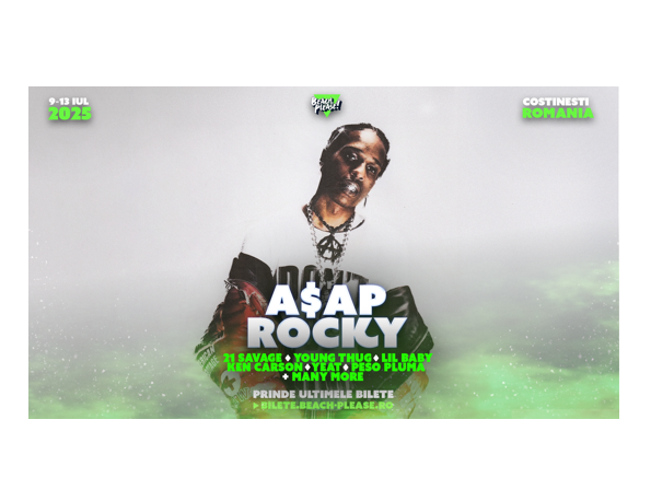 superstarul asap rocky pe scena festivalului beach please din costinesti 6811ce04d0f9e