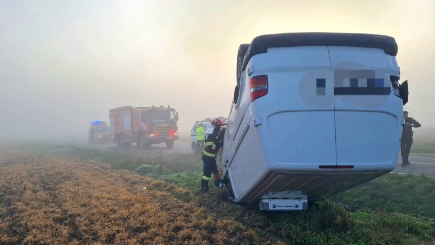 un autoturism s a rasturnat intre agigea si techirghiol o persoana a fost ranita si transportata la spital 67fe8319a4b70