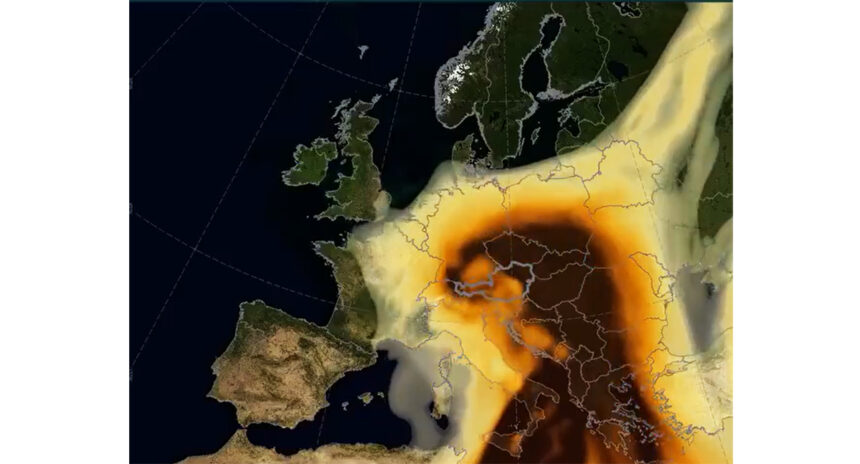 un urias nor incarcat cu praf saharian traverseaza romania acesta va provoca fenomenul de ploaie insangerata 68014874711d8