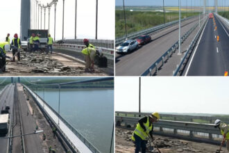 video e treaba de mantuiala podul suspendat peste dunare de la braila reasfaltat pentru a cincea oara in doi ani 680cc8a0d5de2
