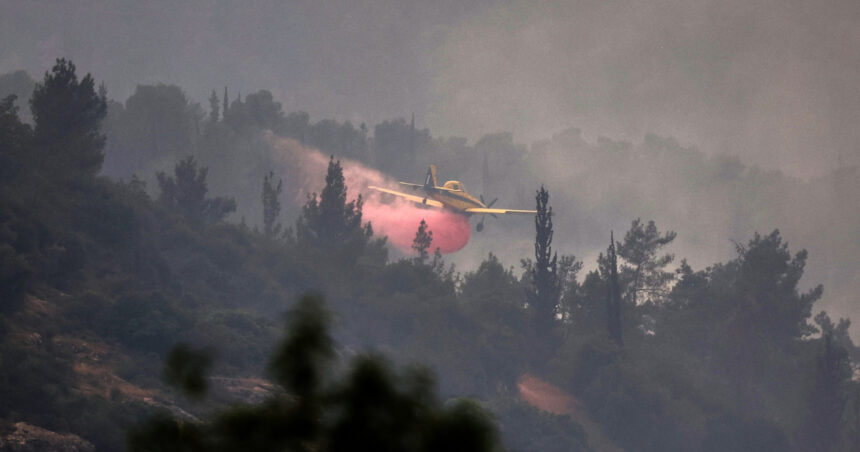 video incendii in apropiere de ierusalim drumuri blocate si mai multe localitati evacuate 68121e0e1bae7
