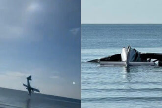 video momentul in care un avion al politiei thailandeze se prabuseste in mare sase persoane au murit 680bef78d9987