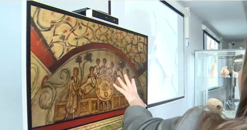 video monument unic descoperit in constanta inclus dupa 37 de ani in circuitul turistic cum arata mormantul pictat hypogeu 67ec271e157c2