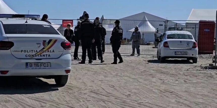 video probleme cu festivalul sunwaves oamenii legii au descins pe plaja din mamaia nord 680f36cc3be41