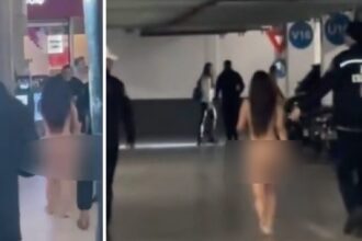 video scene interzise minorilor la constanta o tanara s a plimbat goala pusca printr un mall 67ed23b090321