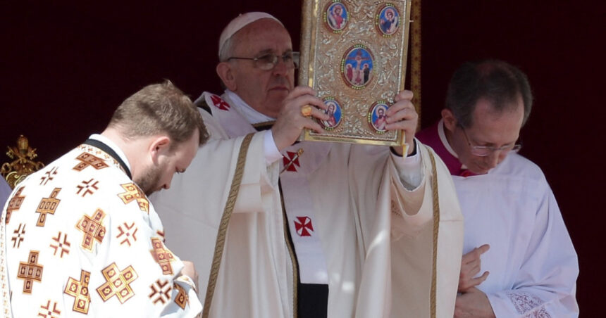 video va rog pe voi sa i cereti domnului sa ma binecuvanteze mesajul umil cu care papa francisc si a inceput pontificatul acum 12 ani 68061d807bd19