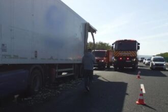 accident rutier pe autostrada a2 bucuresti constanta intre doua tir uri 6830e16940e72