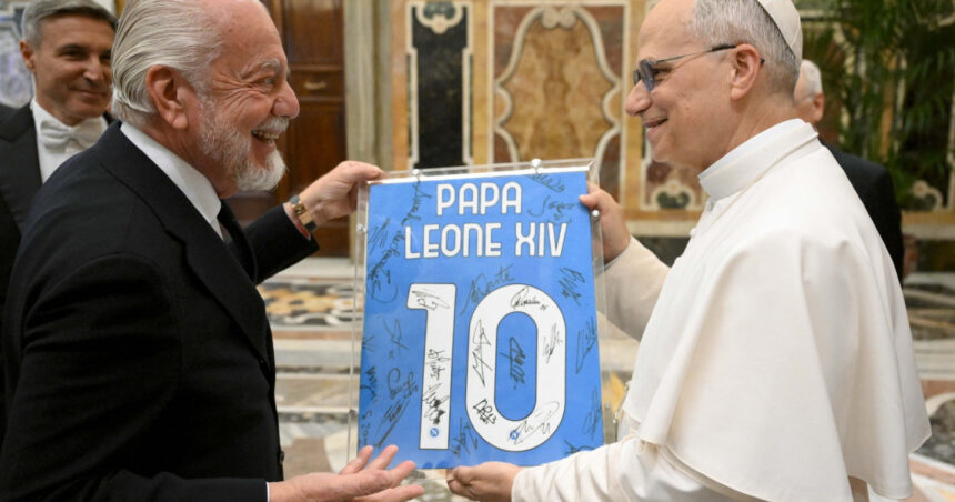 campionii italiei din seria a au fost primiti la vatican de catre papa leon al xiv lea mesajul suveranului pontif 6835cbf0a2470