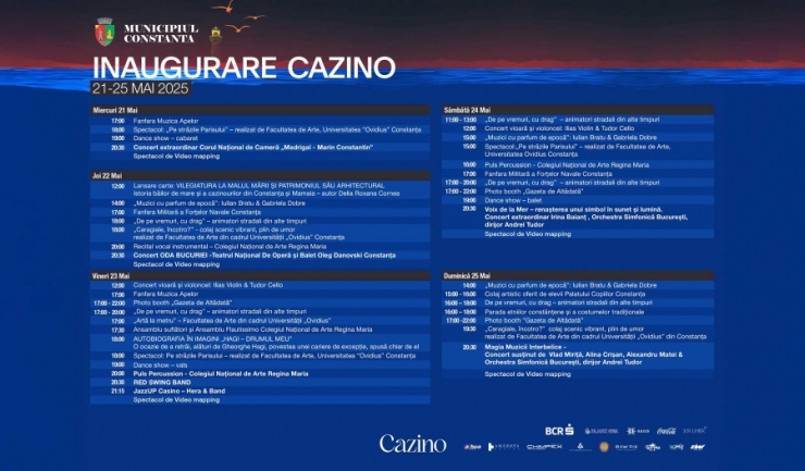 cinci zile de sarbatoare la constanta cu ocazia redeschiderii cazinoului 68260b051d70b