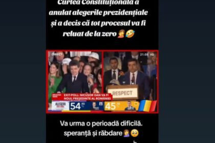 cna cere tiktok sa elimine un fake news care anunta ca alegerile au fost anulate de curtea constitutionala 682b647dd6f12
