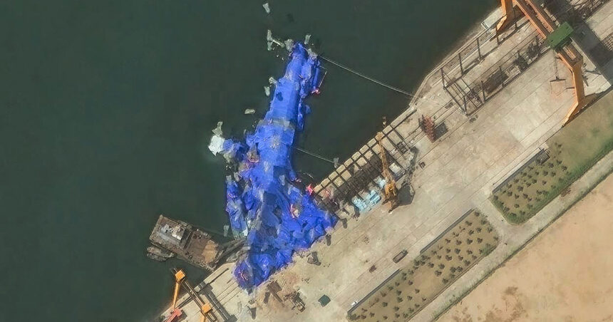 coreea de nord a lansat obiecte misterioase asemanatoare baloanelor langa nava de razboi avariata la 21 mai 683adc4155f98