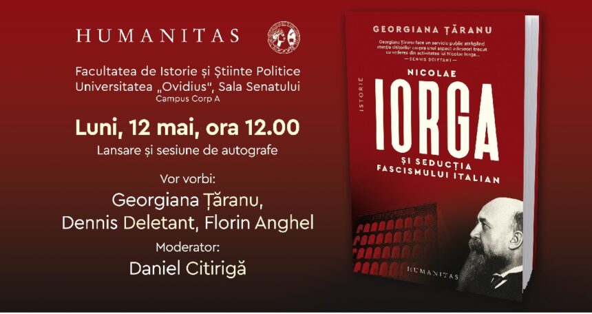 eveniment editorial la universitatea ovidius din constanta georgiana taranu lanseaza o carte despte nicolae iorga 681e02f12e340
