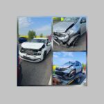 foto accident cu sase masini pe autostrada a2 sensul bucuresti constanta in autovehicule se aflau 14 adulti si doi copii 6813251a341ba