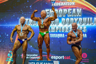 foto la 75 de ani culturistul constantean vasile serban a urcat pe podimul campionatul european din spania 68150e95174a8