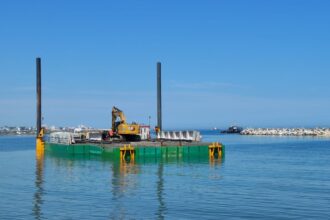foto video lucrarile de innisipare a plajelor continua van oord intervine in zona hotelului paradiso din mangalia 681a38e3e67ac
