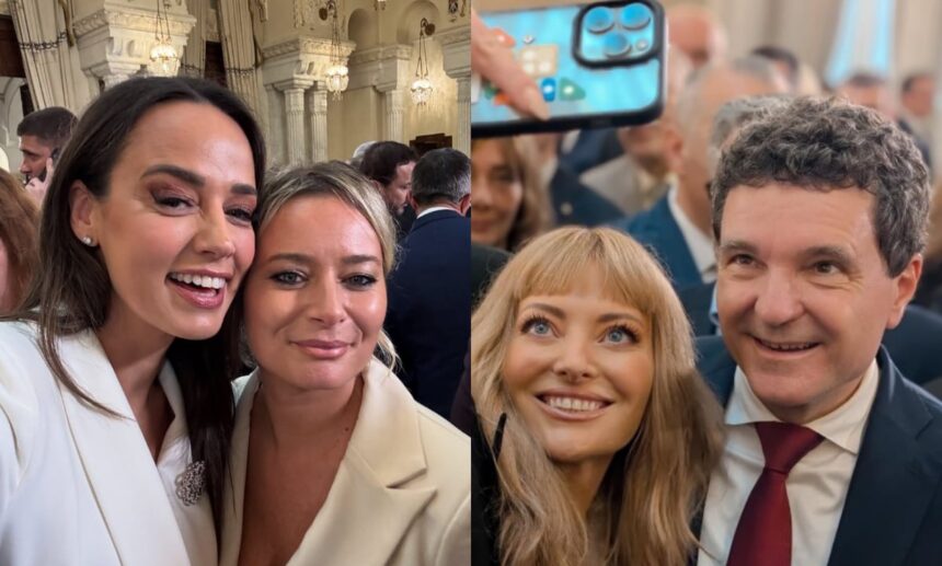 imagini cu vedetele la investirea lui nicusor dan delia andreea raicu si anca serea nu au ratat ocazia de a face poza cu noul presedinte al romaniei 68358d6f817df