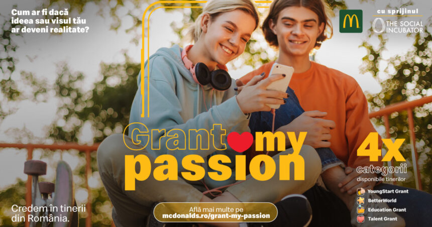 p mcdonalds lanseaza grant my passion un program pentru tinerii cu initiativa din romania 682f442163fc8