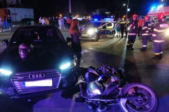 un autoturism si o motocicleta s au ciocnit in zona capitol din constanta 681e60a9b938b