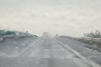 video atentie soferi ploaie torentiala pe autostrada a2 6824d06dc0d41