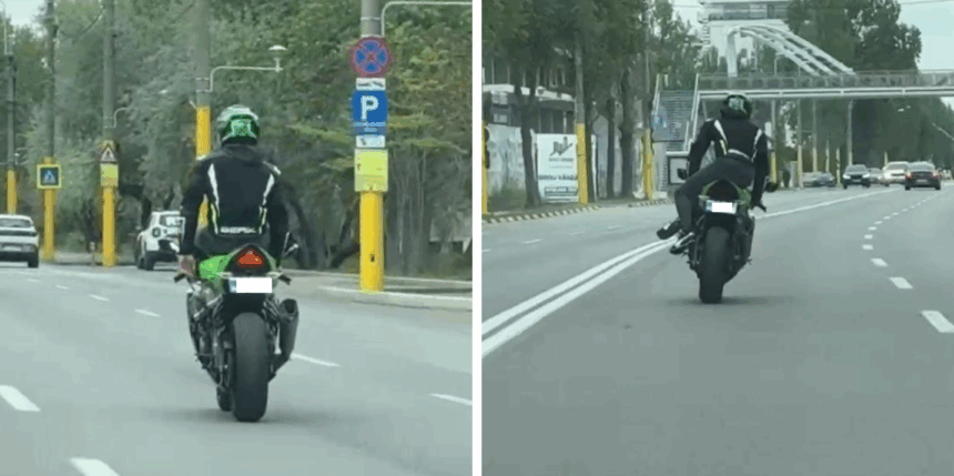 video cascadorii pe bulevardul mamaia un motoclist filmat in timp ce facea acrobatii periculoase este cautat de politisti 681f62566114c