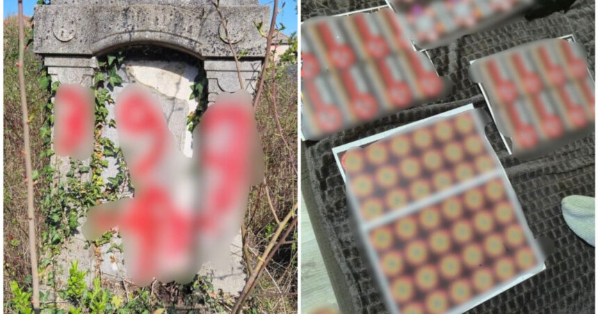 video cimitir vandalizat cu insemne naziste de trei tineri s au filmat si au publicat imaginile pe retelele sociale ce cred politistii 6826bd4c247c5