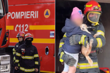 video incendiu puternic cu degajari mari de fum intr un bloc din ploiesti 30 de persoane inclusiv copii au fost evacuate 682892a589763