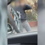 video incident violent in trafic la timisoara un biciclist a atacat o soferita si i a spart parbrizul masinii 6819b0425471a