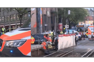 video o masina a intrat in multime la stuttgart mai multe persoane au fost ranite 68152ab89fd3d