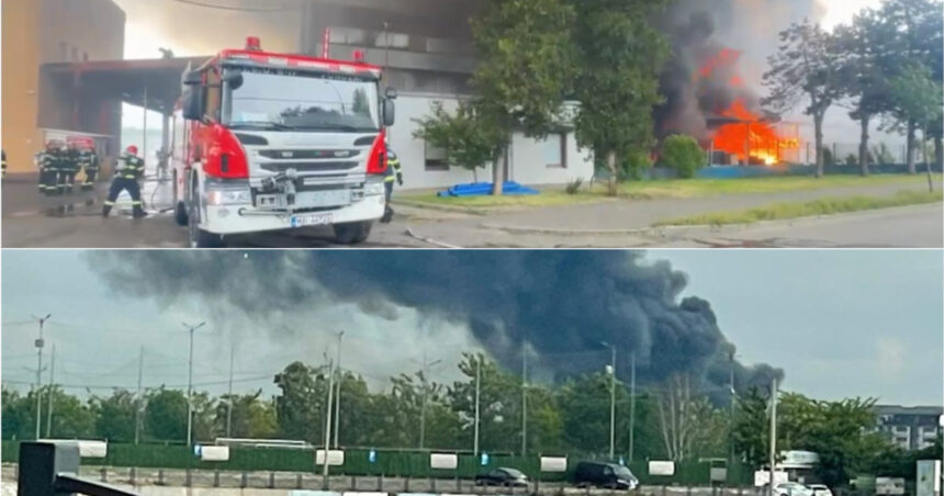 videofoto interventie majora la incendiul din sectorul 6 o scoala a fost inchisa circulatia stb e afectata sunt probleme la alimentarea cu apa 681c6243f2805