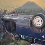 autoturism rasturnat la iesirea din medgidia spre valea dacilor sub podul de cale ferata 68515f38584b2