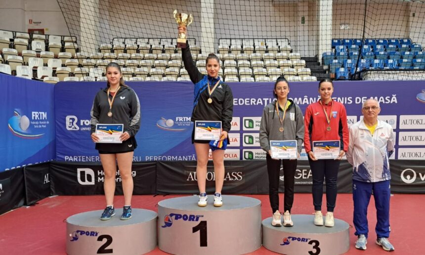 bianca mei rosu a cucerit patru medalii de aur la nationalele de tenis de masa u19 684096b759674