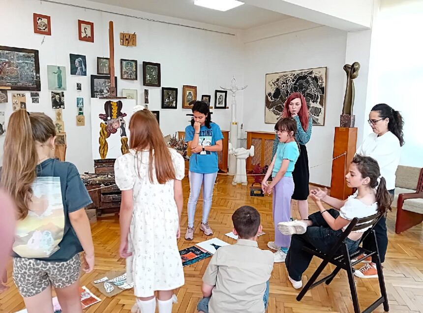 creativitate la muzeul de arta constanta atelier pentru copii in cadrul expozitiei intitulate 60 repere si orizonturi 6854670d3d39e