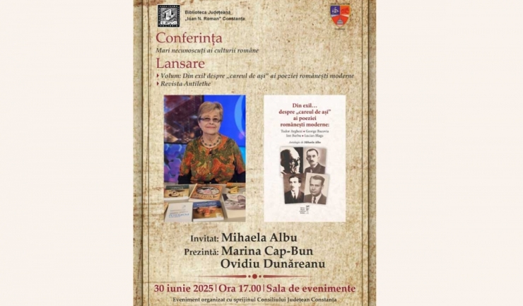 din exil despre careul de asi ai poeziei romanesti moderne lansare de carte la biblioteca judeteana constanta 685e946f564d4