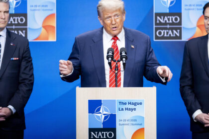 donald trump discurs dupa summitul nato de la haga ce a spus presedintele sua despre apararea europei vladimir putin si iran 685c187579712
