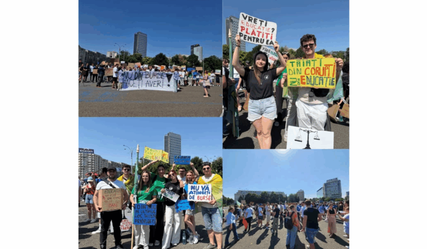 elevii si studentii ies in strada impotriva taierilor pregatite de guvern nu din burse strangi averi 6860edc953645