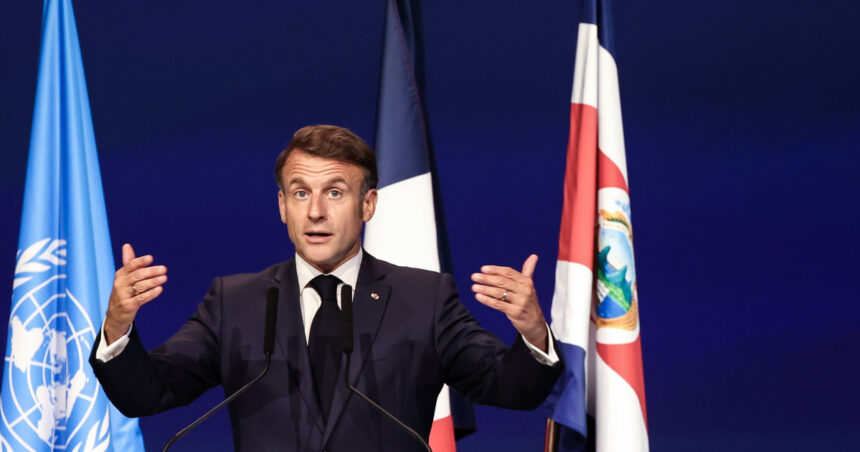 emmanuel macron contestarea prioritatii acordate climei este o greseala uriasa liderii lumii reuniti la nisa pentru unoc3 6845d352365a7