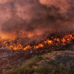 foto incendiu de proportii la o groapa de deseuri din dambovita a fost emis mesaj ro alert interventie dificila a pompierilor 685b048c3d85b